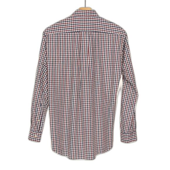Peter Millar | Men’s Gingham Check Button Down Dress Shirt Size M | EUC - Picture 5 of 13